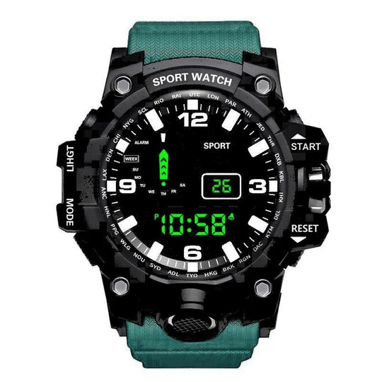 Men's Sports Military Waterproof Watch, Luminous, Multifunctional - Sales Gear Tech