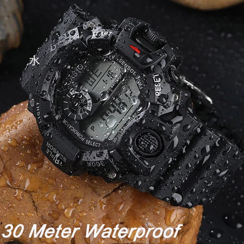 Men's Sports Military Waterproof Watch, Luminous, Multifunctional - Sales Gear Tech