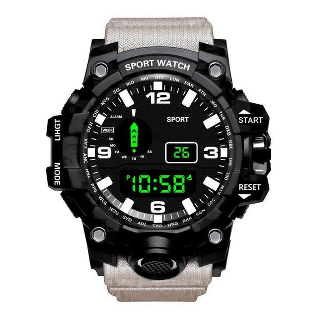 Men's Sports Military Waterproof Watch, Luminous, Multifunctional - Sales Gear Tech