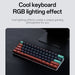 MUCAI 61 key USB hot swappable esports mechanical keyboard game red - Sales Gear Tech