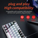 MUCAI MK61 RGB backlit esports gaming mechanical keyboard with red - Sales Gear Tech