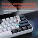 MUCAI MK61 RGB backlit esports gaming mechanical keyboard with red - Sales Gear Tech
