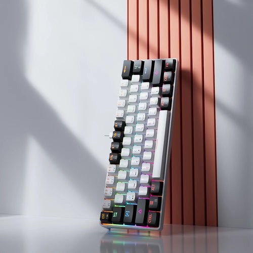 MUCAI MK61 RGB backlit esports gaming mechanical keyboard with red - Sales Gear Tech