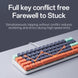 MUCAI MKA610 Mini Mechanical Gaming Keyboard 61 - Key with Red Switches - Sales Gear Tech