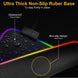 Ninja Dragons RGB Gaming 1 Touch Light Up Mouse Pad - Large Size - Sales Gear Tech