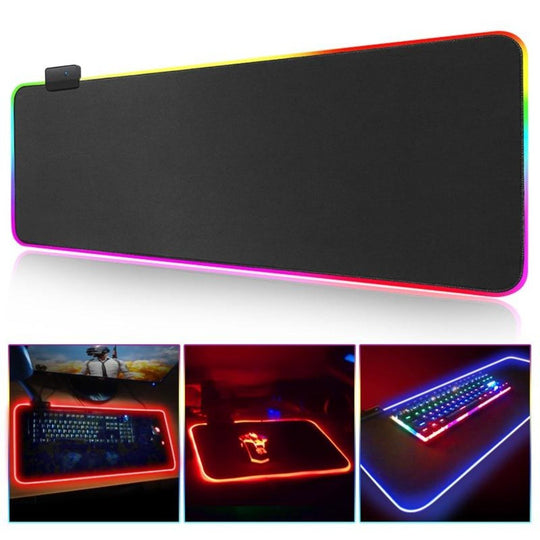 Ninja Dragons RGB Gaming 1 Touch Light Up Mouse Pad - Large Size - Sales Gear Tech
