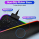 Ninja Dragons RGB Gaming 1 Touch Light Up Mouse Pad - Large Size - Sales Gear Tech