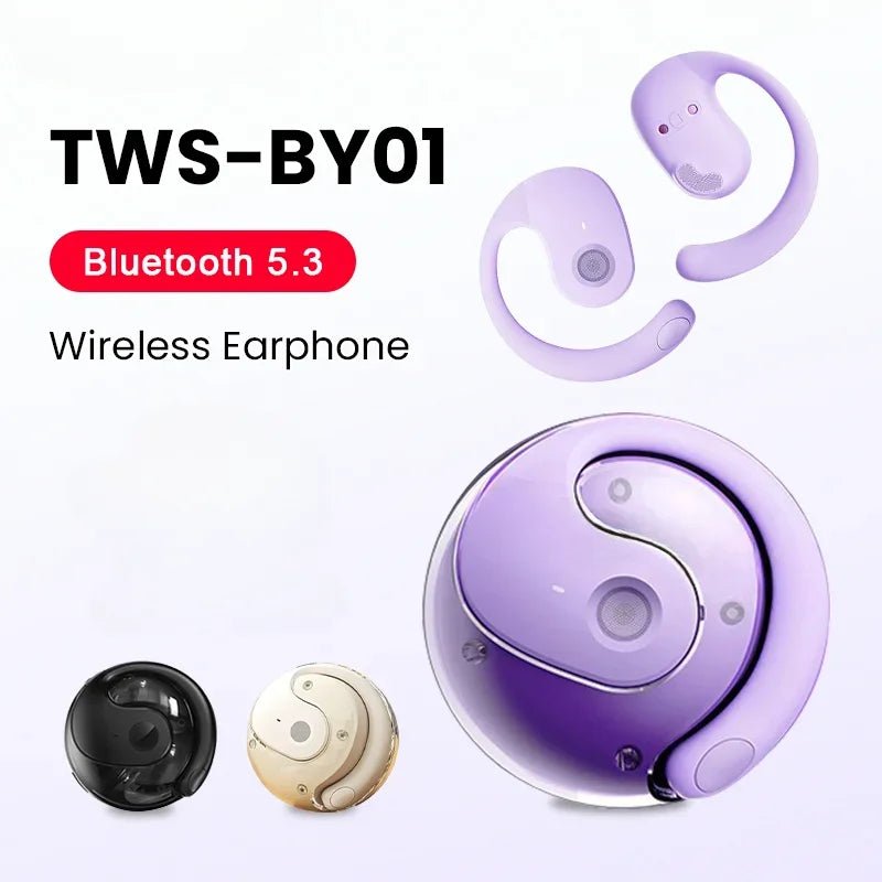 OWS Wireless Bluetooth Earbuds HiFi Sound, Mic, Touch Control, Waterproof for Phones - Sales Gear Tech