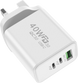 PD 40W USB - C Fast Charger Quick Charge Wall Adapter for iPhone 16 Pro, Samsung, Xiaomi - Sales Gear Tech