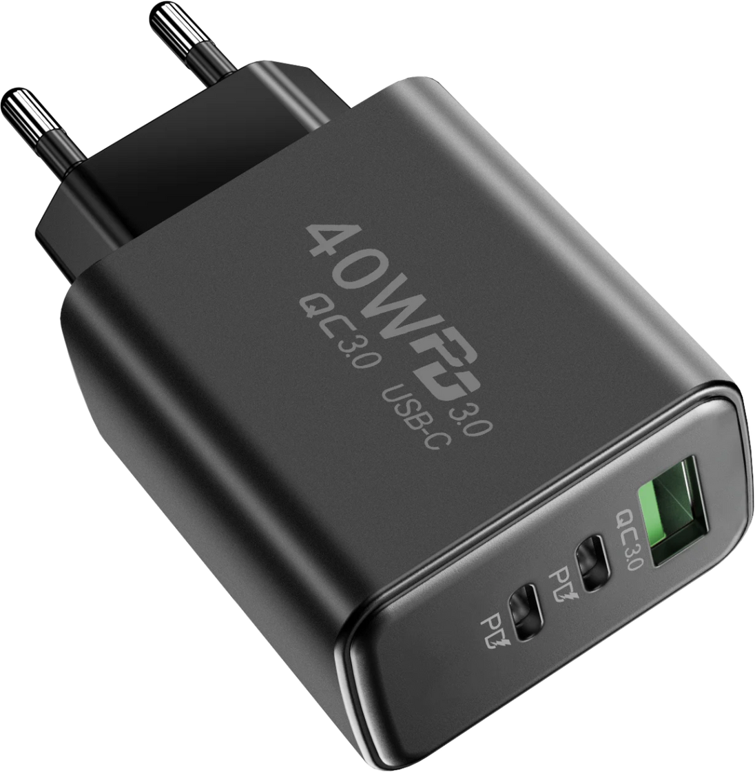 PD 40W USB - C Fast Charger Quick Charge Wall Adapter for iPhone 16 Pro, Samsung, Xiaomi - Sales Gear Tech