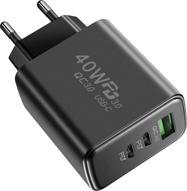 PD 40W USB - C Fast Charger Quick Charge Wall Adapter for iPhone 16 Pro, Samsung, Xiaomi - Sales Gear Tech