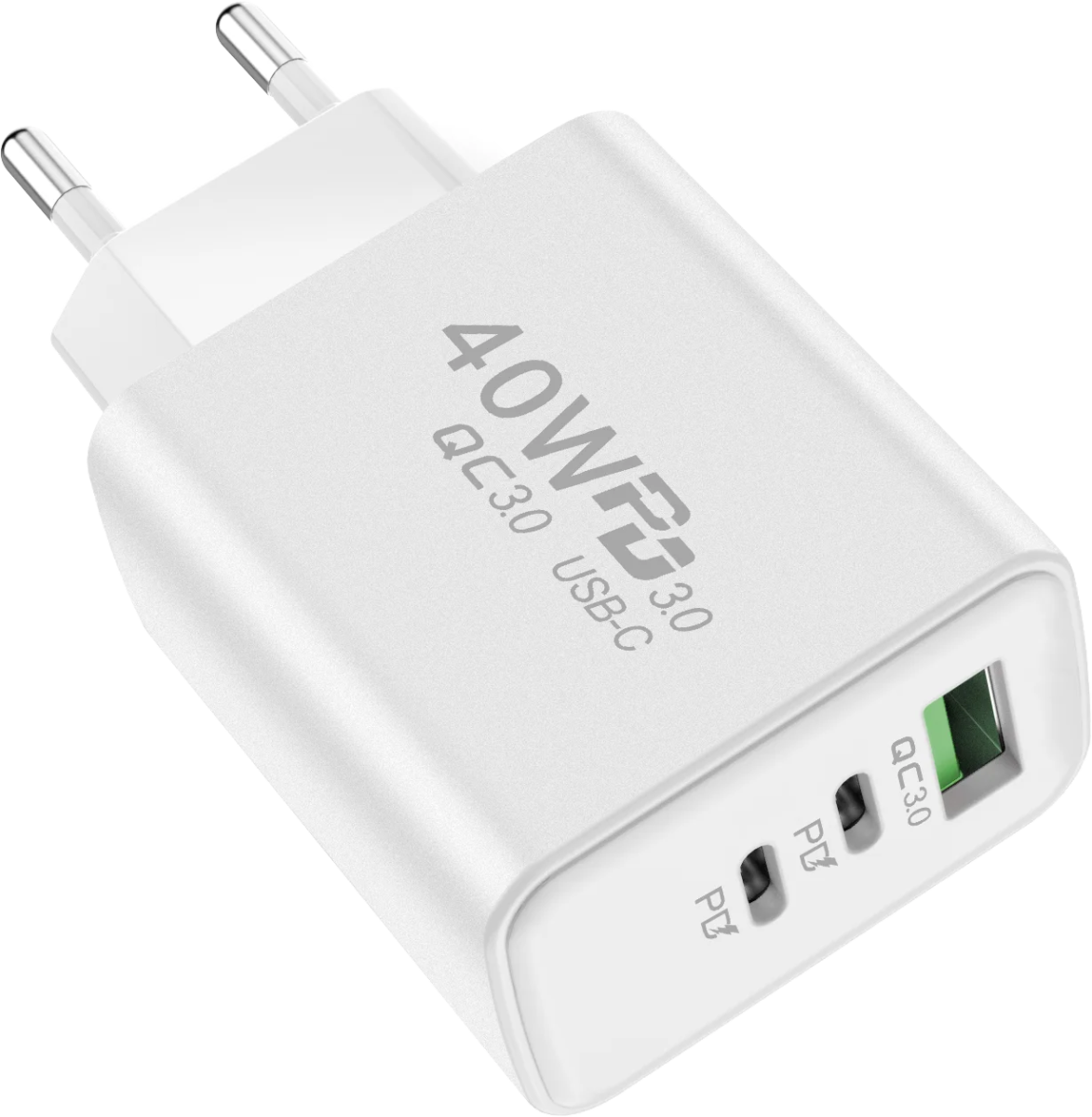 PD 40W USB - C Fast Charger Quick Charge Wall Adapter for iPhone 16 Pro, Samsung, Xiaomi - Sales Gear Tech