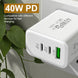 PD 40W USB - C Fast Charger Quick Charge Wall Adapter for iPhone 16 Pro, Samsung, Xiaomi - Sales Gear Tech