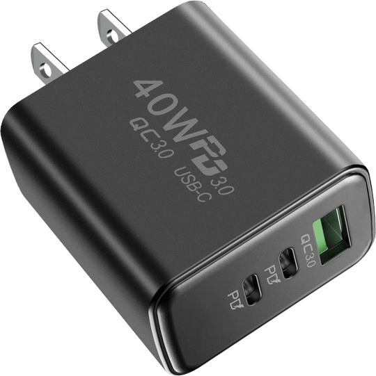 PD 40W USB - C Fast Charger Quick Charge Wall Adapter for iPhone 16 Pro, Samsung, Xiaomi - Sales Gear Tech