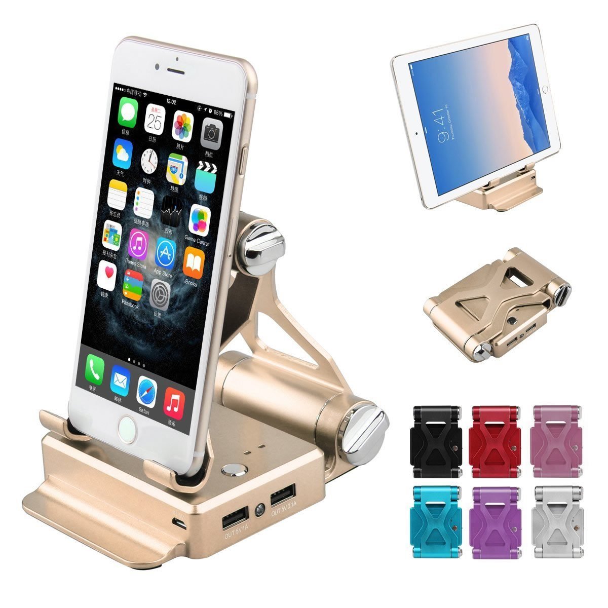 Podium Style Stand With Extended Battery Up To 200% For iPad, iPhone - Sales Gear Tech