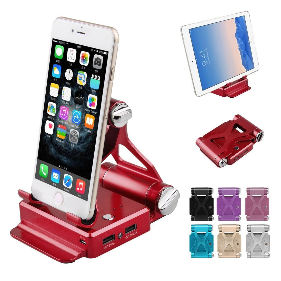 Podium Style Stand With Extended Battery Up To 200% For iPad, iPhone - Sales Gear Tech