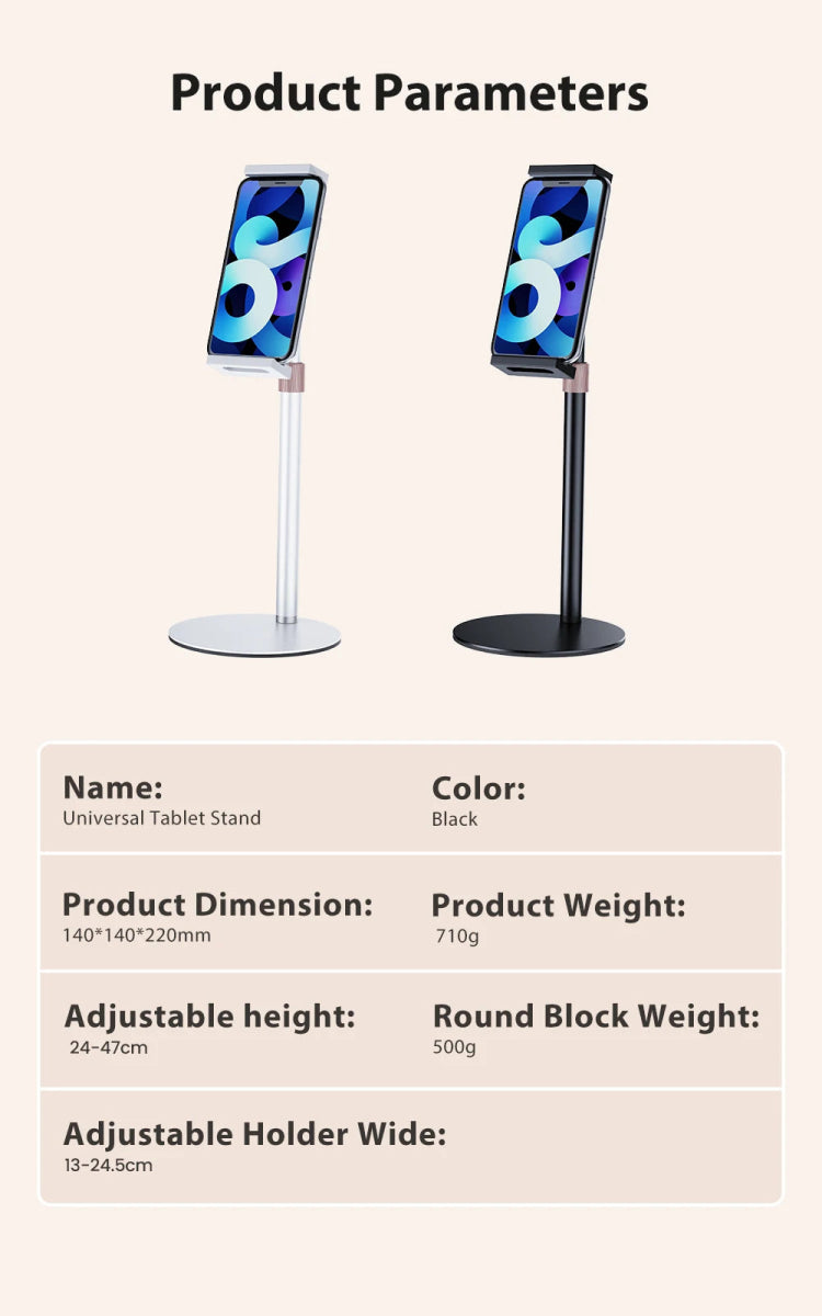 Portable Monitor Stand Adjustable Height Desktop Monitor Bracket for 4.7 - 17.3 inch Phone Tablet Monitor Support Holder - SalesGearTech.com