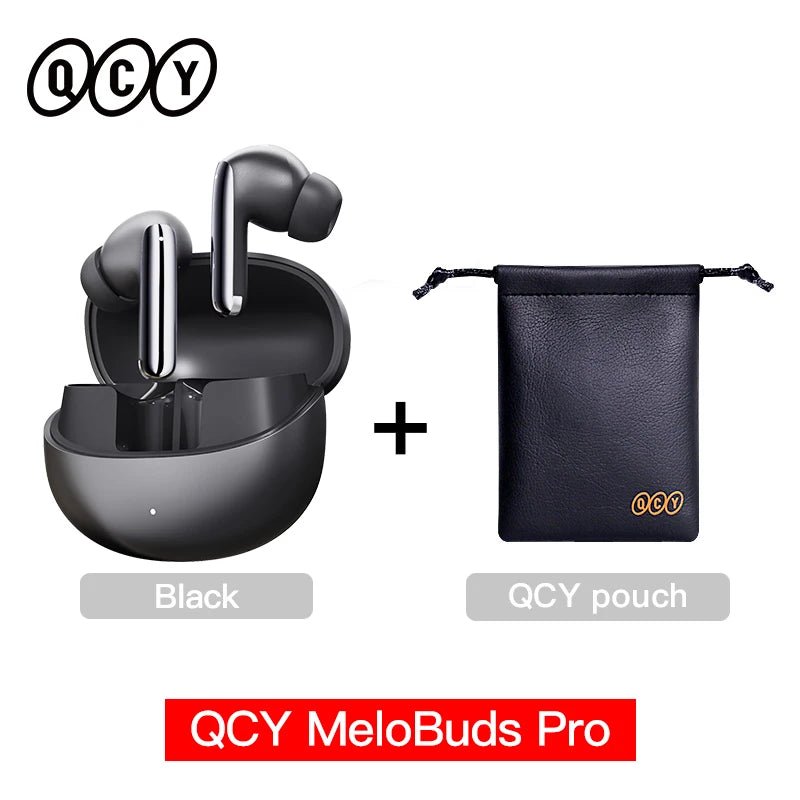 QCY MeloBuds Pro ANC Earphones Bluetooth 5.3, 46dB Hybrid ANC, LDAC, 6 Mics, 34H Playtime - Sales Gear Tech