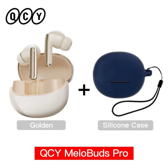QCY MeloBuds Pro ANC Earphones Bluetooth 5.3, 46dB Hybrid ANC, LDAC, 6 Mics, 34H Playtime - Sales Gear Tech