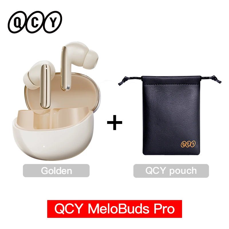 QCY MeloBuds Pro ANC Earphones Bluetooth 5.3, 46dB Hybrid ANC, LDAC, 6 Mics, 34H Playtime - Sales Gear Tech