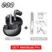 QCY MeloBuds Pro ANC Earphones Bluetooth 5.3, 46dB Hybrid ANC, LDAC, 6 Mics, 34H Playtime - Sales Gear Tech
