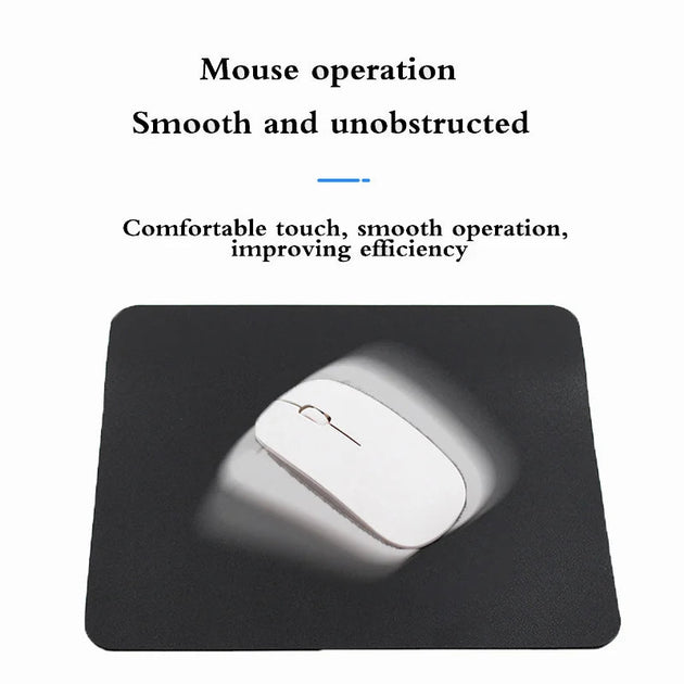 Small PU Leather Mouse Pad Non - Slip, Waterproof, Easy - Clean for PC & Laptop - Sales Gear Tech