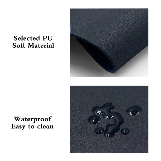 Small PU Leather Mouse Pad Non - Slip, Waterproof, Easy - Clean for PC & Laptop - Sales Gear Tech