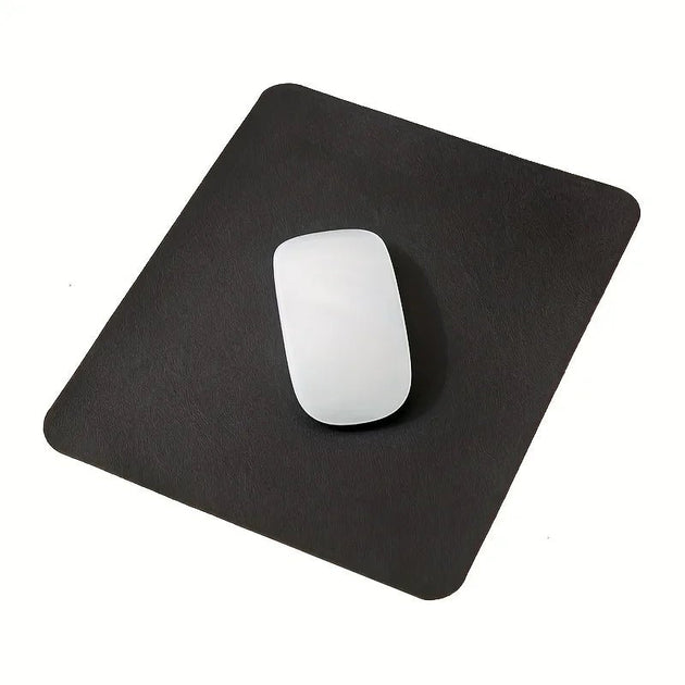 Small PU Leather Mouse Pad Non - Slip, Waterproof, Easy - Clean for PC & Laptop - Sales Gear Tech