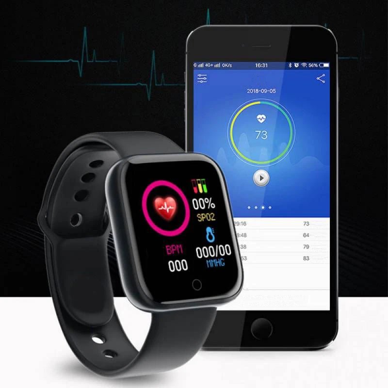 Sport Smartwatch – Waterproof Fitness Tracker with Heart Rate, BP & Sleep Monitor - Sales Gear Tech