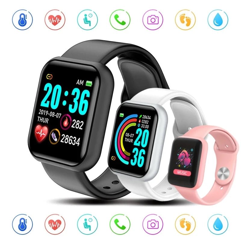 Sport Smartwatch – Waterproof Fitness Tracker with Heart Rate, BP & Sleep Monitor - Sales Gear Tech