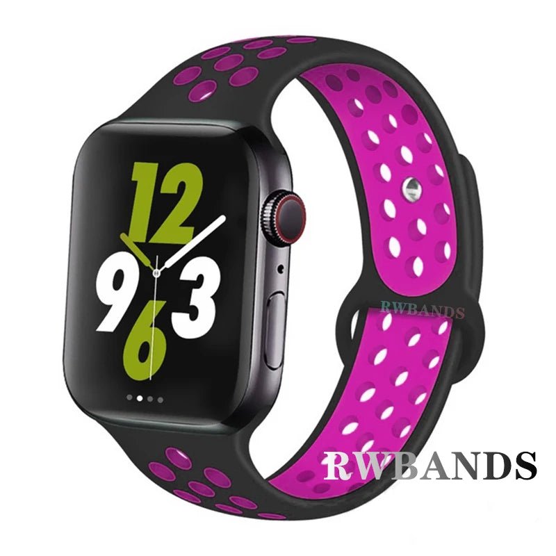 Sport Strap for Apple Watch Series 3–10 & Ultra (38–49MM, Breathable Band) - Sales Gear Tech