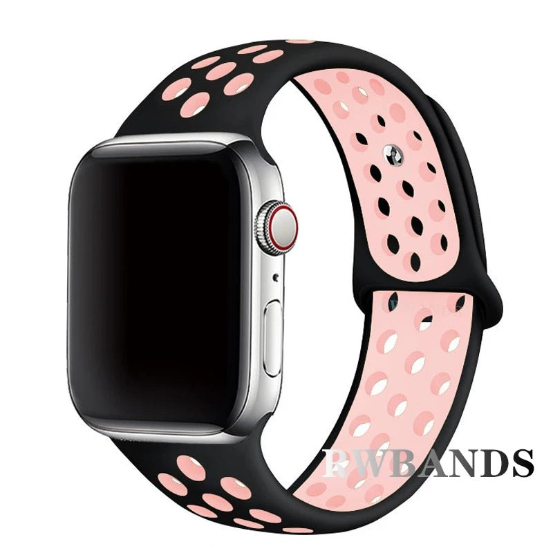 Sport Strap for Apple Watch Series 3–10 & Ultra (38–49MM, Breathable Band) - Sales Gear Tech