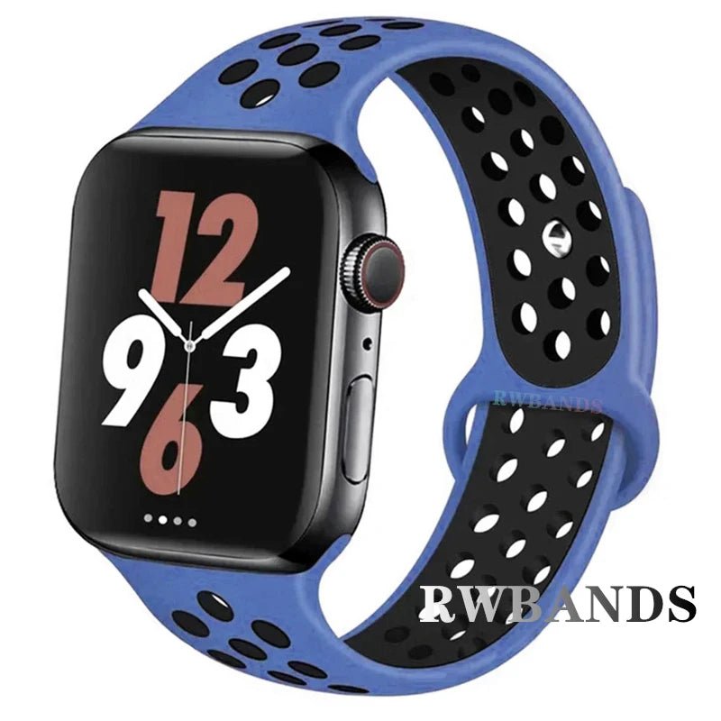 Sport Strap for Apple Watch Series 3–10 & Ultra (38–49MM, Breathable Band) - Sales Gear Tech