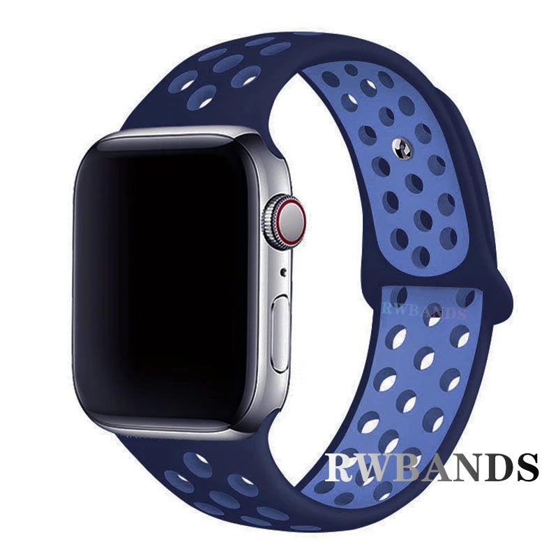 Sport Strap for Apple Watch Series 3–10 & Ultra (38–49MM, Breathable Band) - Sales Gear Tech