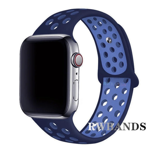 Sport Strap for Apple Watch Series 3–10 & Ultra (38–49MM, Breathable Band) - Sales Gear Tech