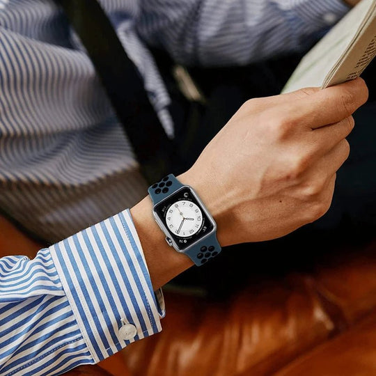 Sport Strap for Apple Watch Series 3–10 & Ultra (38–49MM, Breathable Band) - Sales Gear Tech