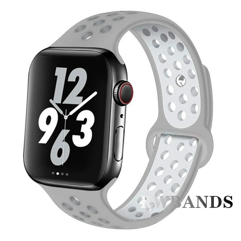 Sport Strap for Apple Watch Series 3–10 & Ultra (38–49MM, Breathable Band) - Sales Gear Tech