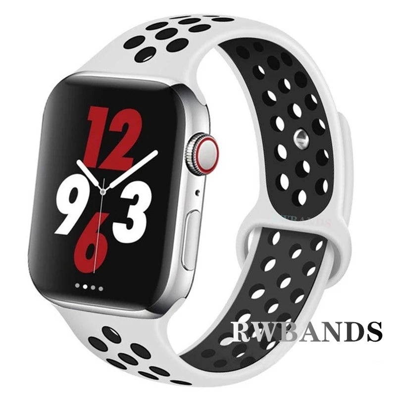 Sport Strap for Apple Watch Series 3–10 & Ultra (38–49MM, Breathable Band) - Sales Gear Tech