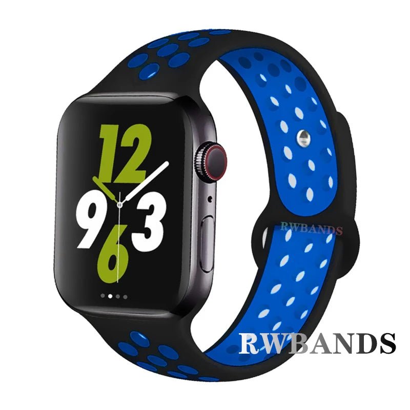 Sport Strap for Apple Watch Series 3–10 & Ultra (38–49MM, Breathable Band) - Sales Gear Tech