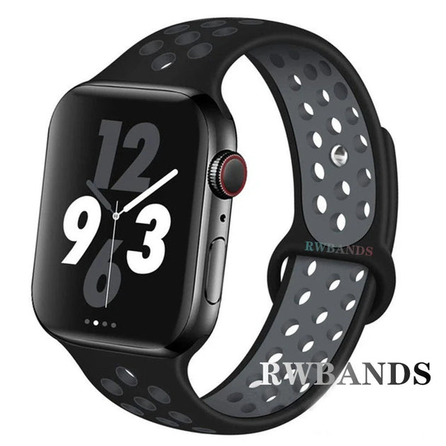 Sport Strap for Apple Watch Series 3–10 & Ultra (38–49MM, Breathable Band) - Sales Gear Tech