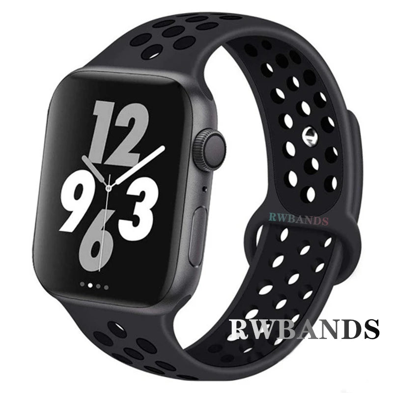 Sport Strap for Apple Watch Series 3–10 & Ultra (38–49MM, Breathable Band) - Sales Gear Tech