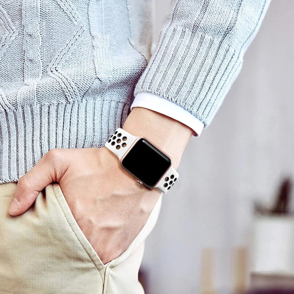 Sport Strap for Apple Watch Series 3–10 & Ultra (38–49MM, Breathable Band) - Sales Gear Tech