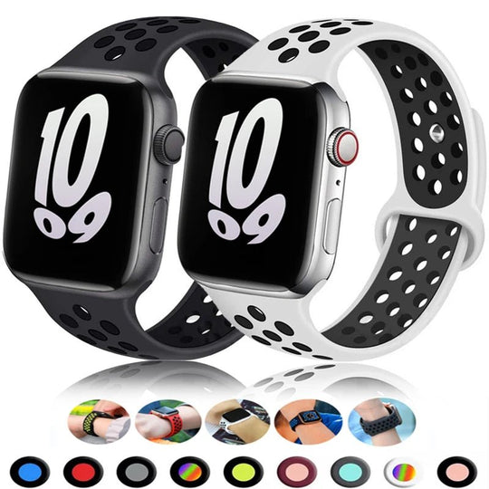 Sport Strap for Apple Watch Series 3–10 & Ultra (38–49MM, Breathable Band) - Sales Gear Tech