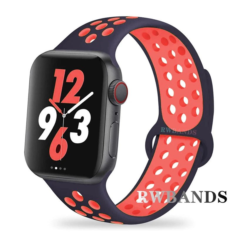 Sport Strap for Apple Watch Series 3–10 & Ultra (38–49MM, Breathable Band) - Sales Gear Tech