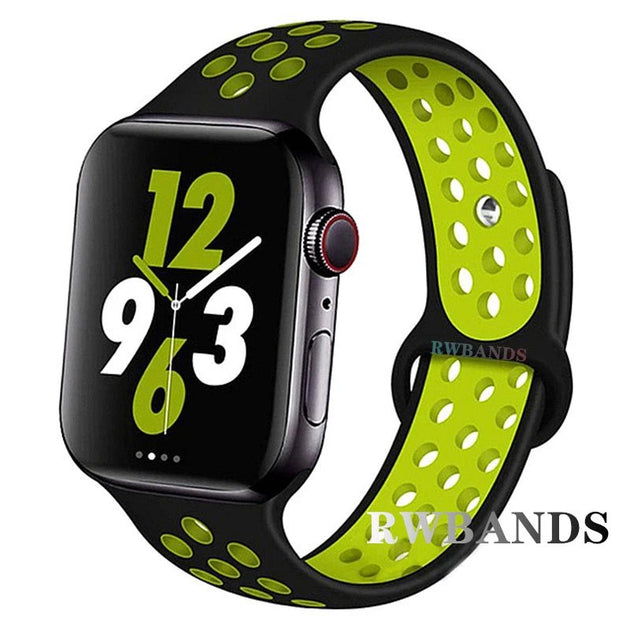 Sport Strap for Apple Watch Series 3–10 & Ultra (38–49MM, Breathable Band) - Sales Gear Tech