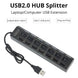 Switch Extension Hub 7 - port USB2.0 Hub Computer USB Extension Hub One - Sales Gear Tech
