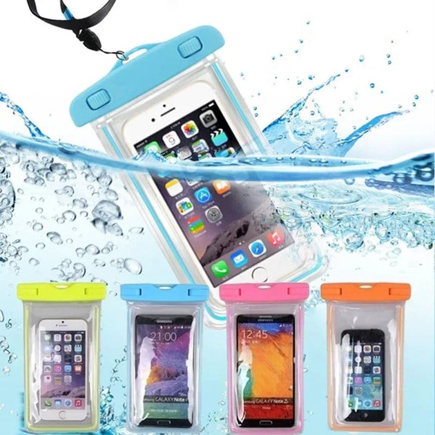 Waterproof Phone Pouch 6" Dry Bag for Swimming, Diving, Beach & Skiing - Sales Gear Tech