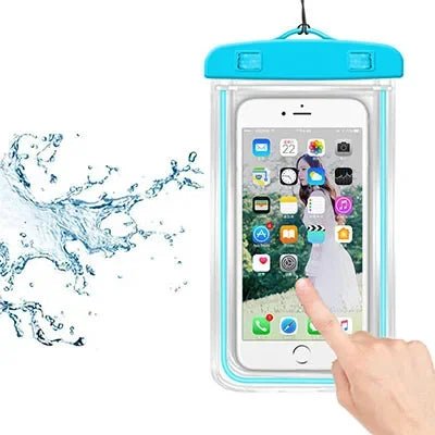 Waterproof Phone Pouch 6" Dry Bag for Swimming, Diving, Beach & Skiing - Sales Gear Tech