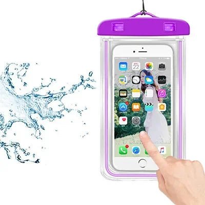 Waterproof Phone Pouch 6" Dry Bag for Swimming, Diving, Beach & Skiing - Sales Gear Tech