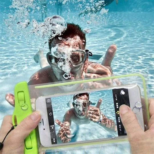 Waterproof Phone Pouch 6" Dry Bag for Swimming, Diving, Beach & Skiing - Sales Gear Tech
